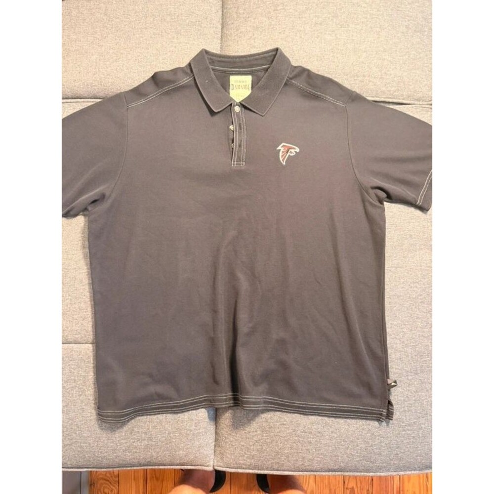 Tommy Bahama x NFL Atlanta Falcons Black Polo Shirt xxl